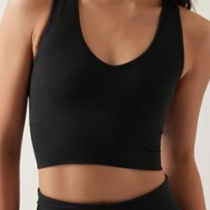 Athleta Aurora Crop Tank Black NWOT